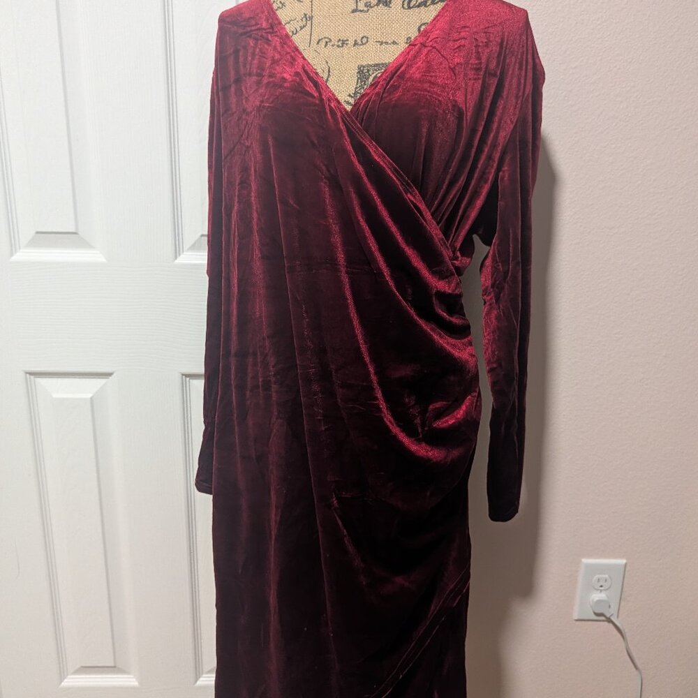 Crushed Velvet Cocktail Dress